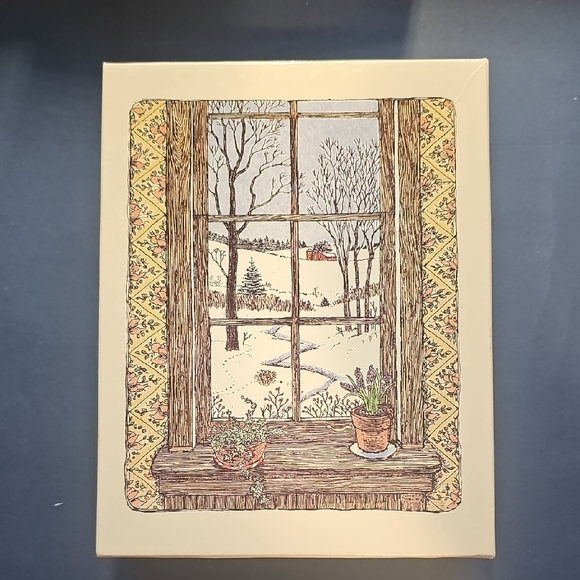 Lang Deluxe Notecards NEW "Winter View" Set/16 - Picture 1 of 7